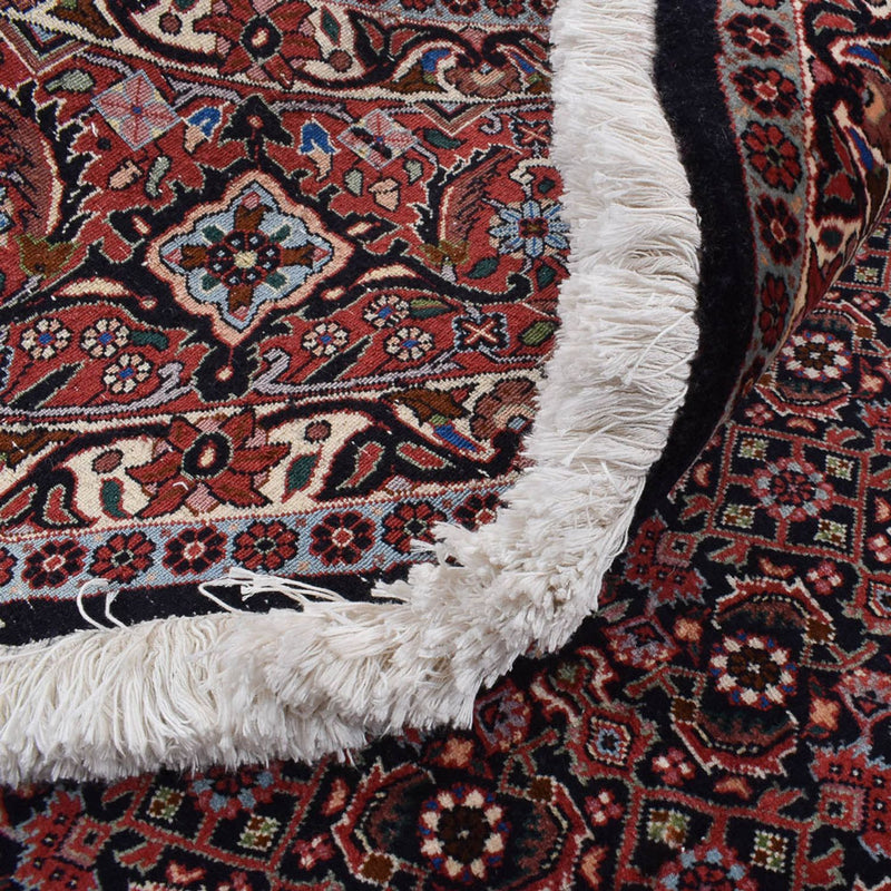 Tapis persan - Bidjar ronde  - 300 x 300 cm - rouge foncé