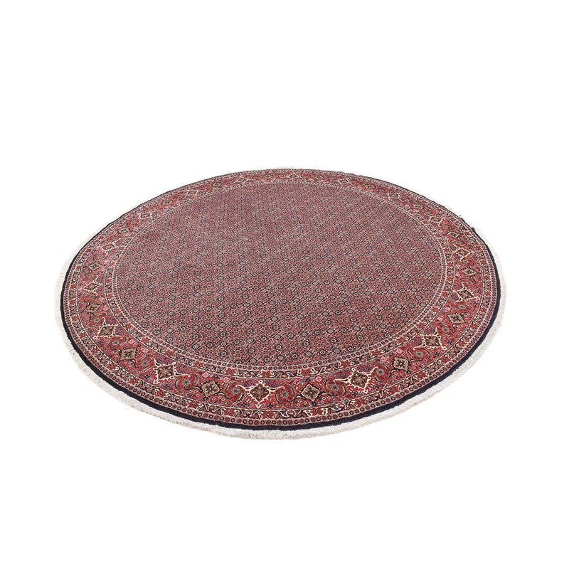 Tapis persan - Bidjar ronde  - 300 x 300 cm - rouge foncé