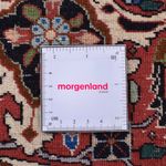 Tapis persan - Bidjar ronde  - 300 x 300 cm - rouge foncé