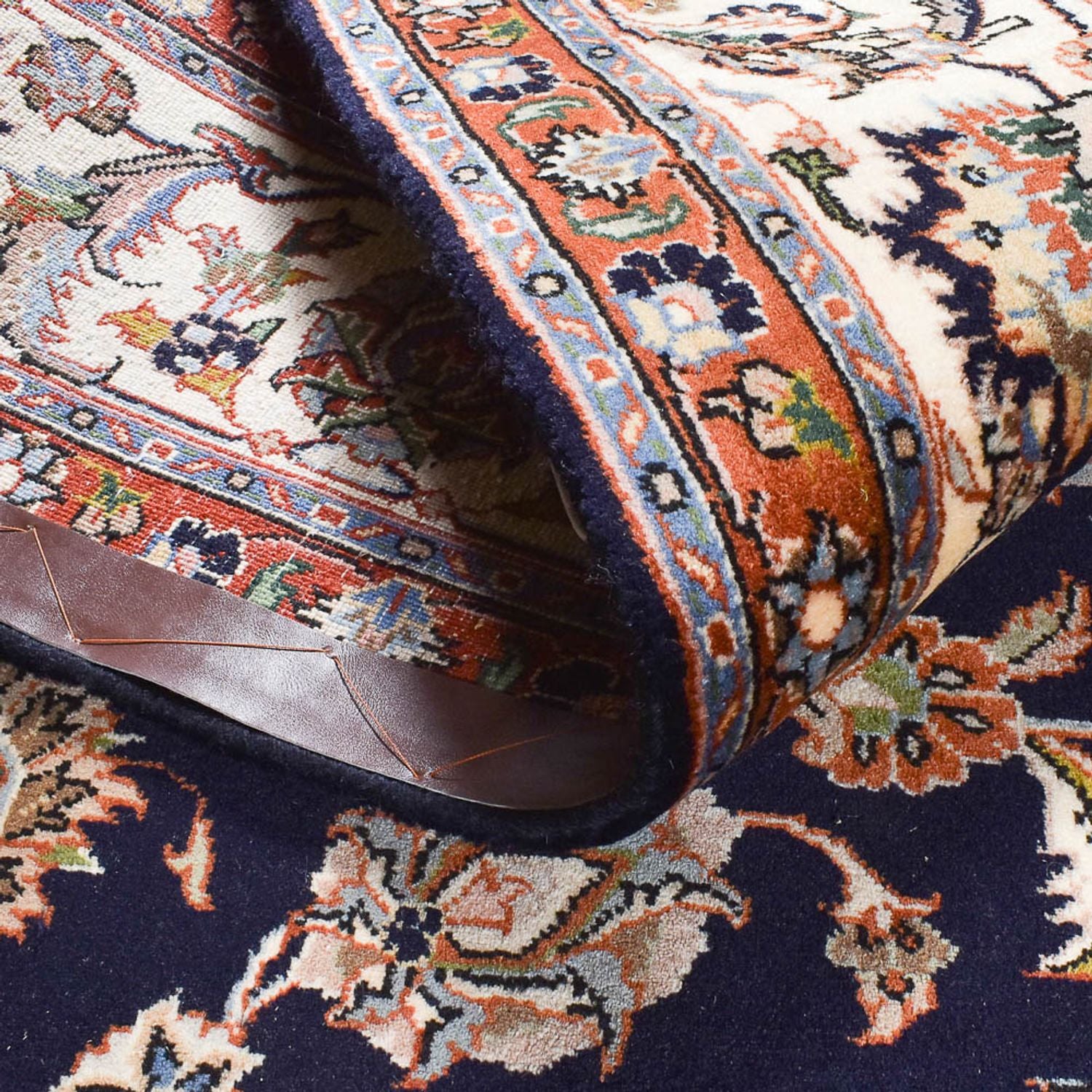 Tapis persan - Classique - 310 x 195 cm - bleu foncé
