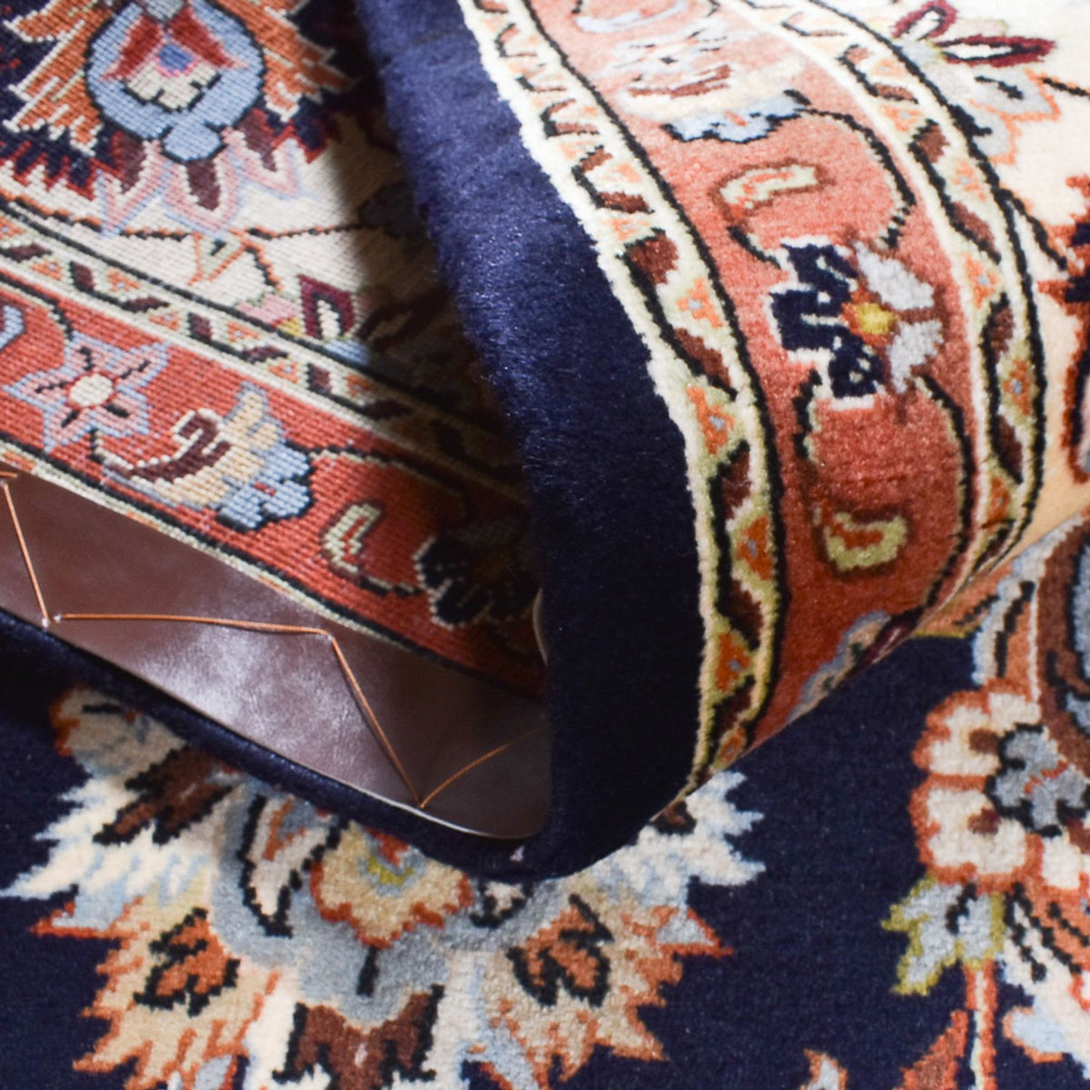 Tapis persan - Classique - 307 x 211 cm - bleu foncé