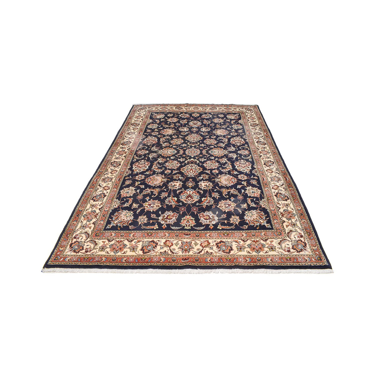 Tapis persan - Classique - 307 x 211 cm - bleu foncé