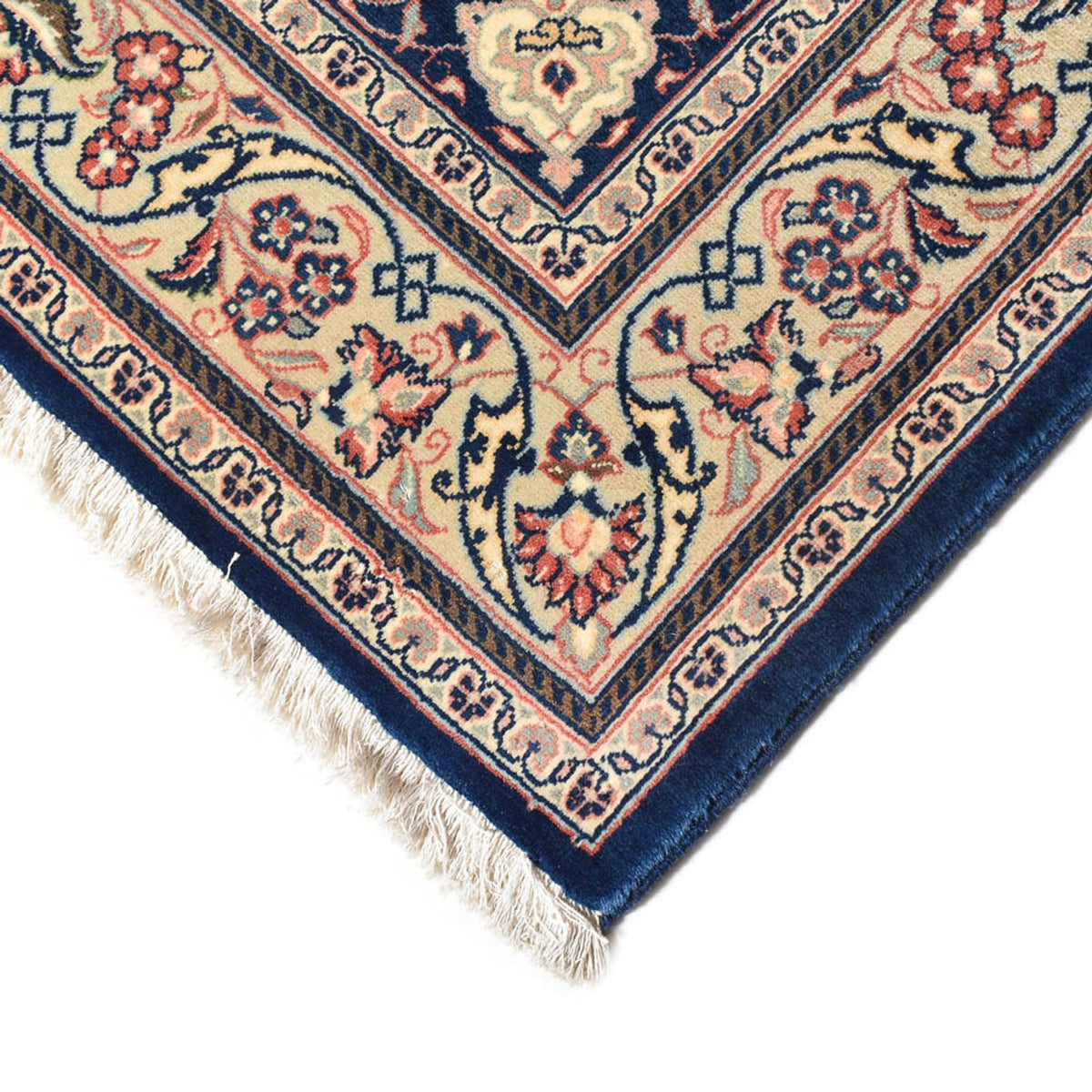 Tapis persan - Classique - 208 x 145 cm - bleu foncé