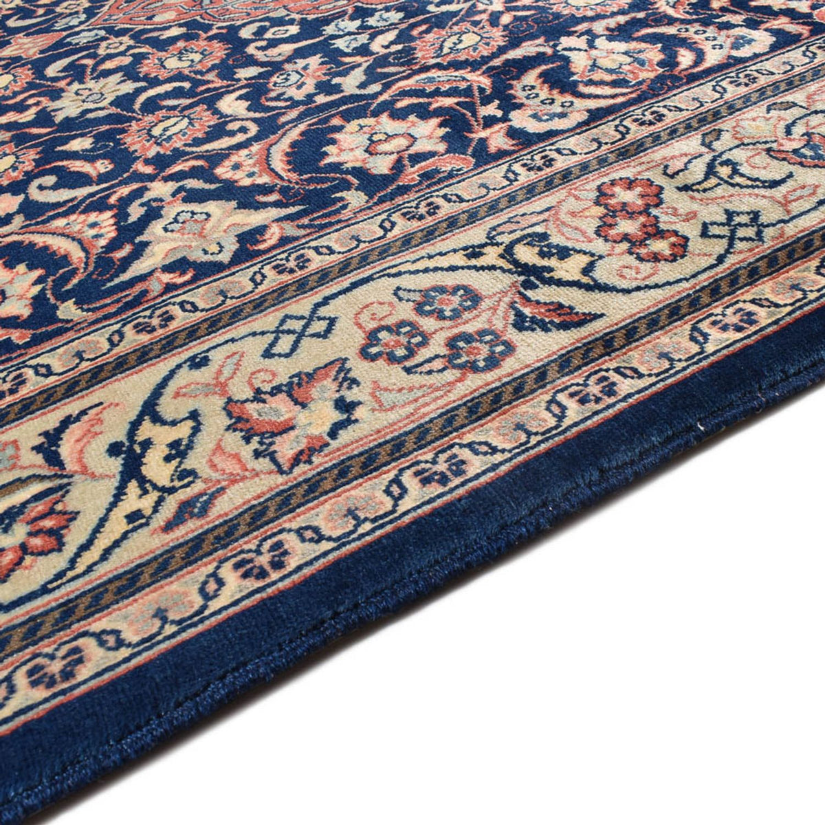 Tapis persan - Classique - 208 x 145 cm - bleu foncé