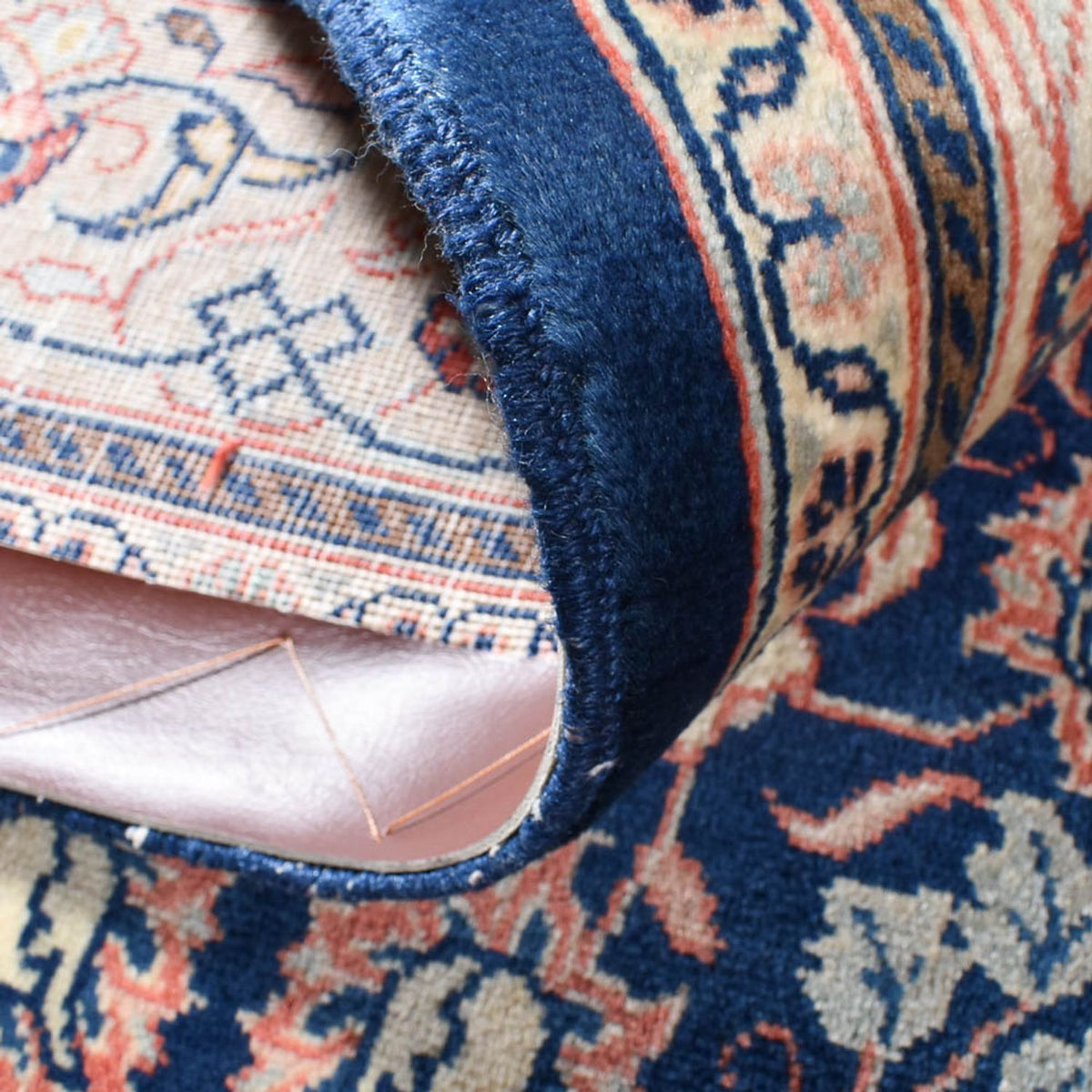 Tapis persan - Classique - 208 x 145 cm - bleu foncé