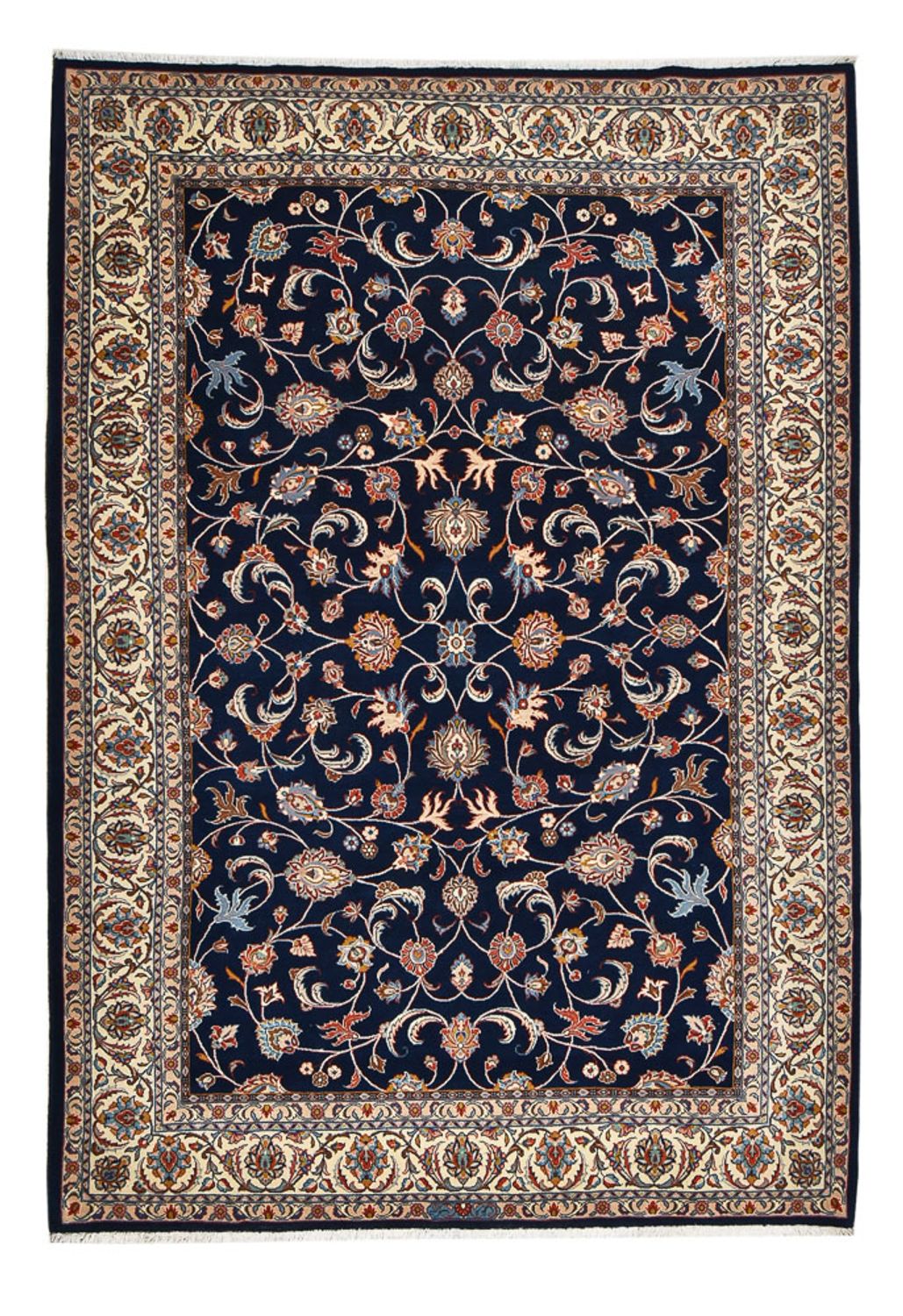 Tapis persan - Royal - 316 x 218 cm - bleu foncé