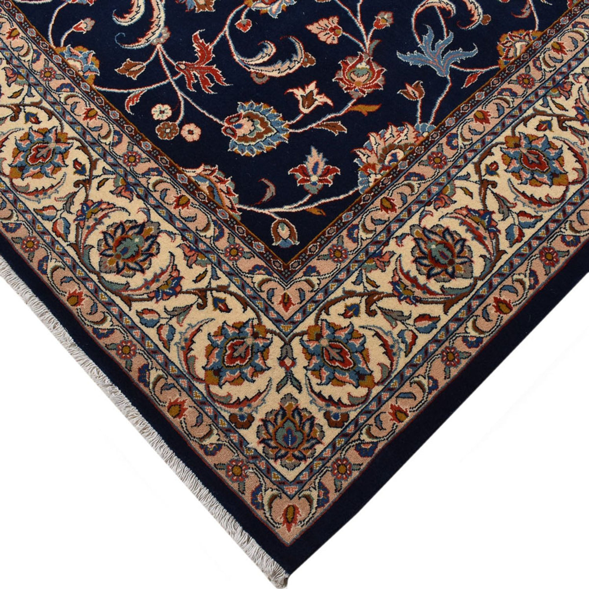 Tapis persan - Royal - 316 x 218 cm - bleu foncé