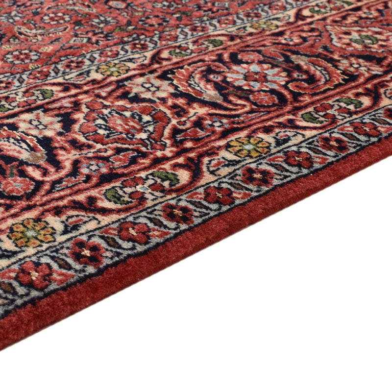 Tapis persan - Bidjar - 195 x 132 cm - rouge foncé