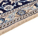 Tapis de couloir Tapis persan - Nain - Royal - 197 x 61 cm - bleu foncé