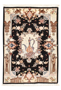 Tapis persan - Tabriz - Royal - 90 x 60 cm - multicolore
