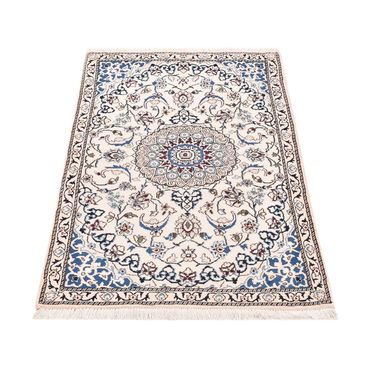 Tapis persan - Nain - Royal - 136 x 80 cm - beige