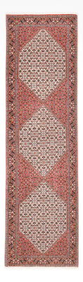 Tapis de couloir Tapis persan - Bidjar - 297 x 85 cm - rouille