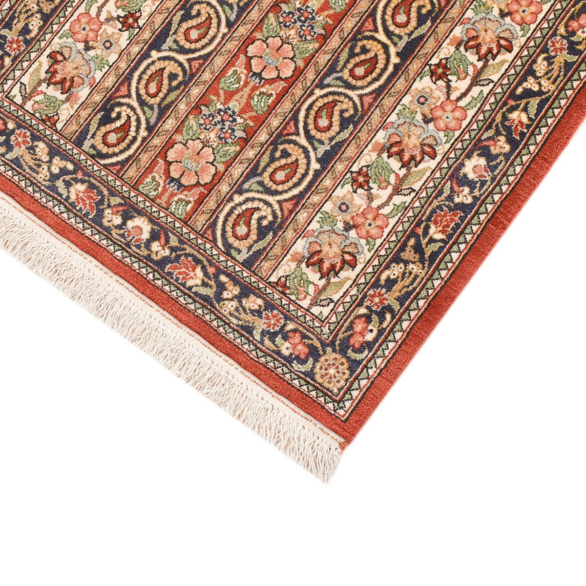 Tapis de couloir Tapis persan - Ghom - Royal - 156 x 51 cm - beige clair