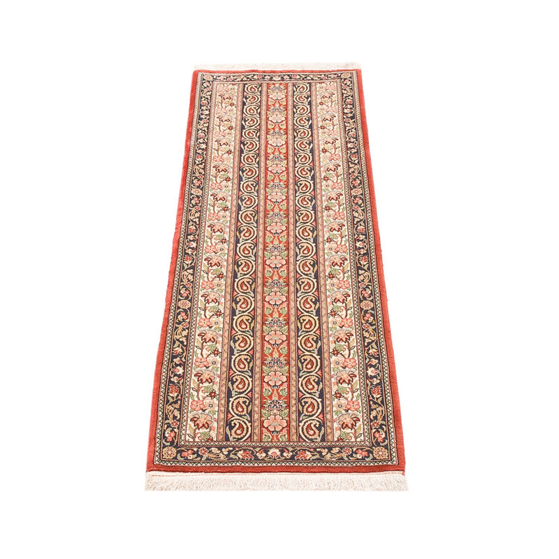 Tapis de couloir Tapis persan - Ghom - Royal - 156 x 51 cm - beige clair