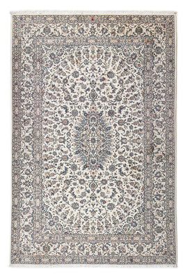 Tapis persan - Keshan - 323 x 216 cm - gris clair