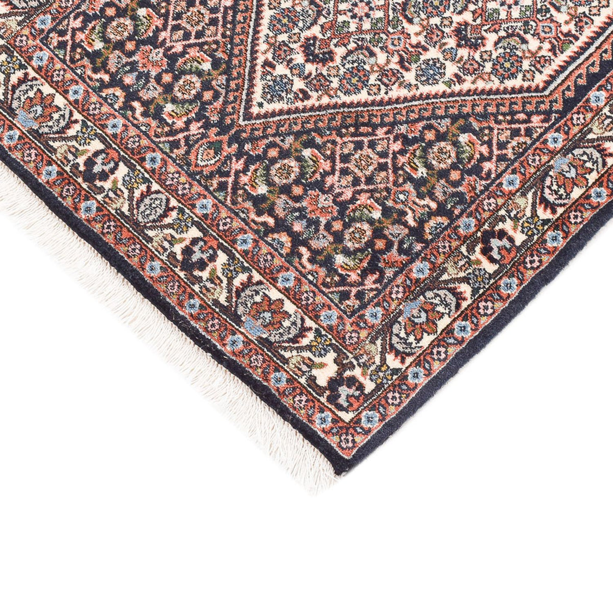 Tapis de couloir Tapis persan - Bidjar - 247 x 55 cm - rouille