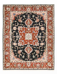 Tapis persan - Ghom - 180 x 140 cm - bleu foncé