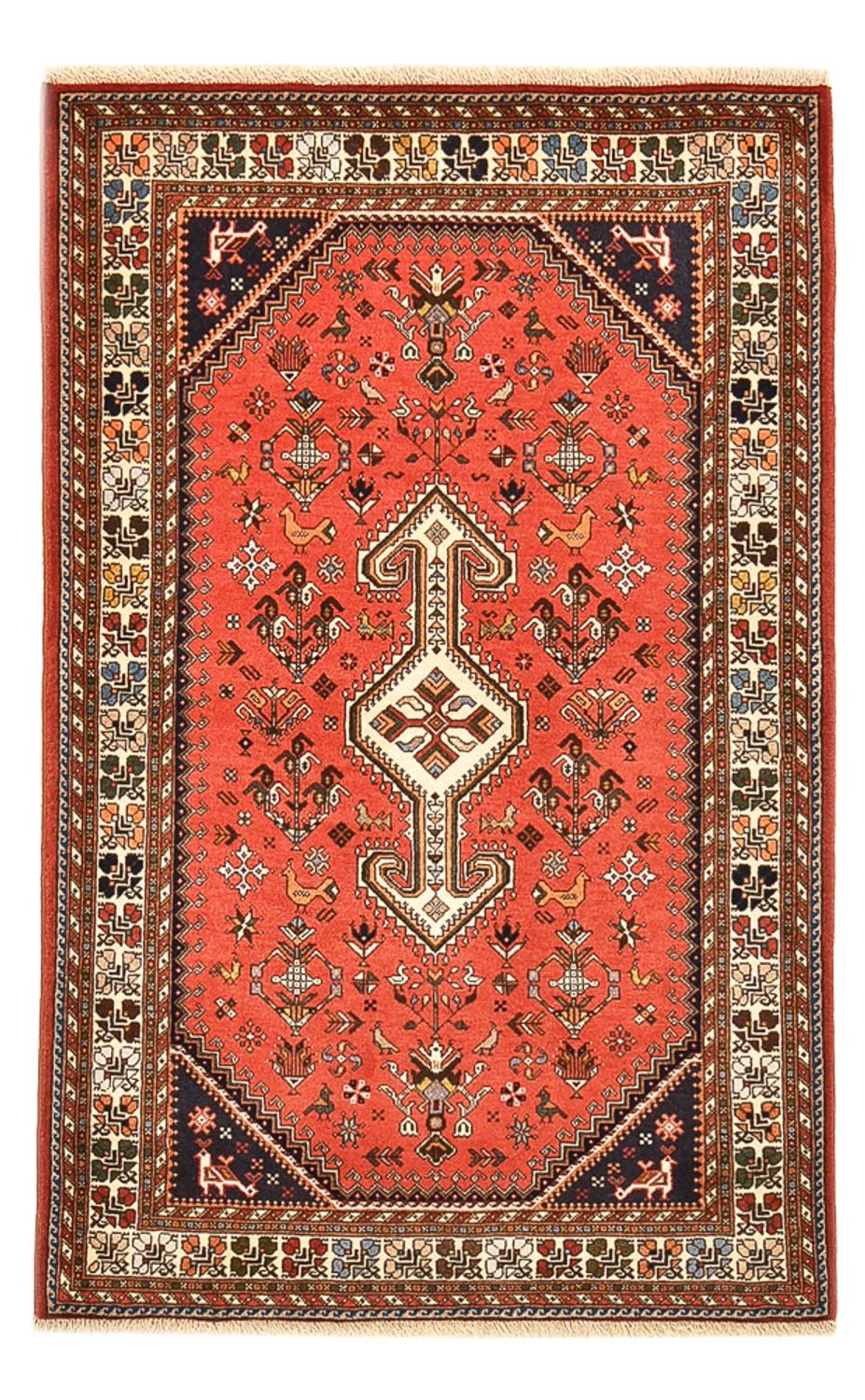 Tapis persan - Nomadic - 150 x 100 cm - rouge
