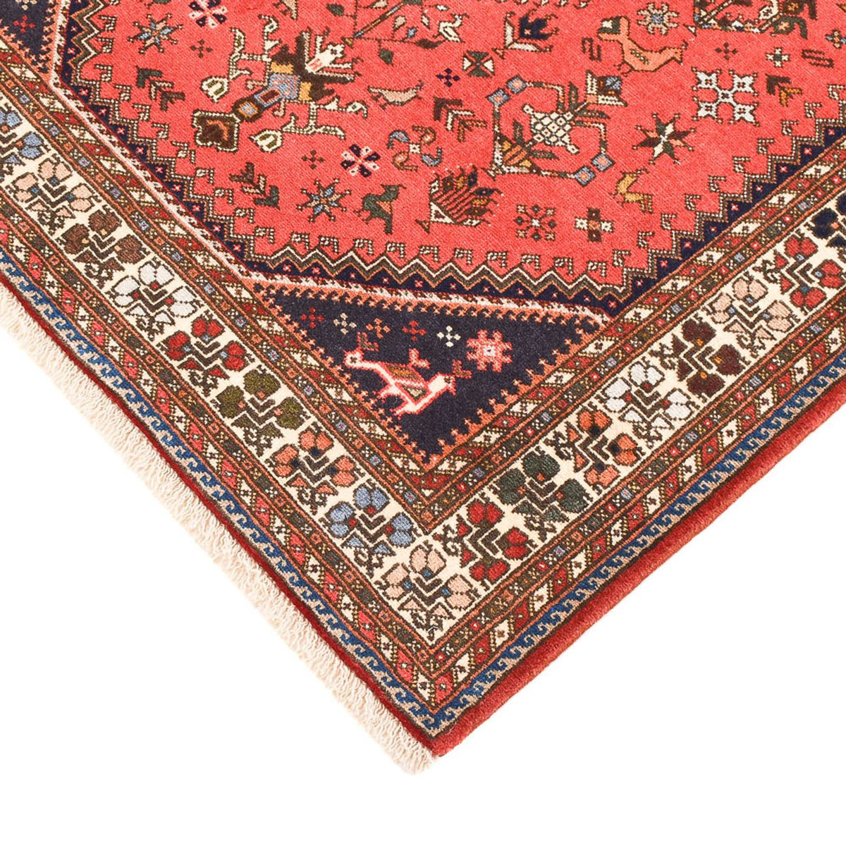 Tapis persan - Nomadic - 150 x 100 cm - rouge