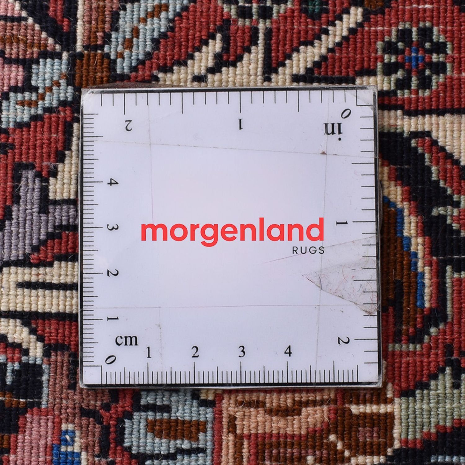 Tapis persan - Bidjar - 400 x 302 cm - rouge bordeaux