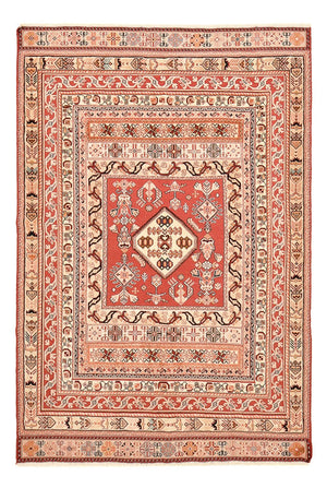 Tapis Kelim - Oriental - 195 x 135 cm - rouge clair