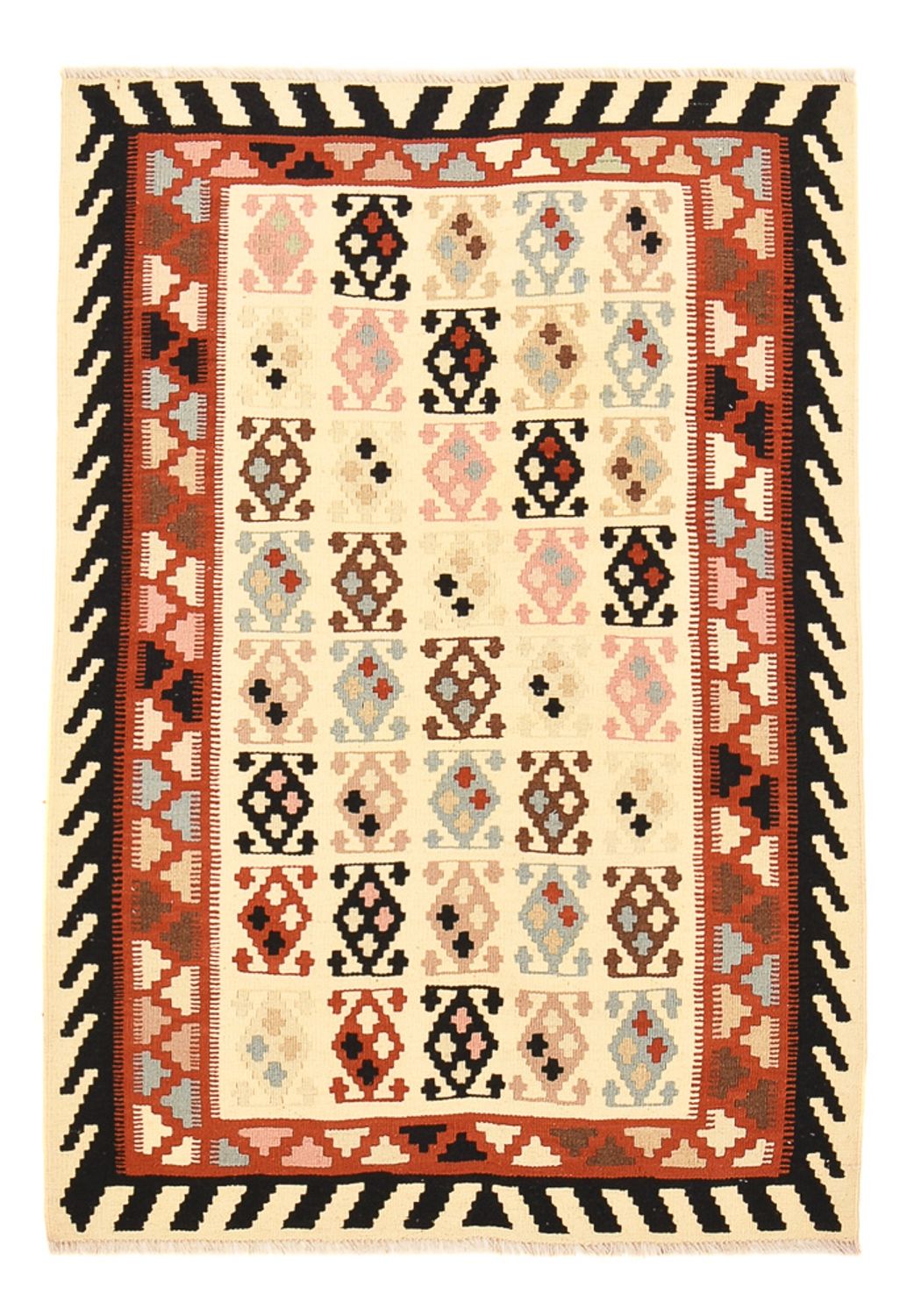 Tapis Kelim - Oriental - 150 x 105 cm - beige