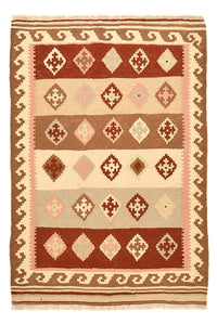 Tapis Kelim - Oriental - 147 x 100 cm - multicolore