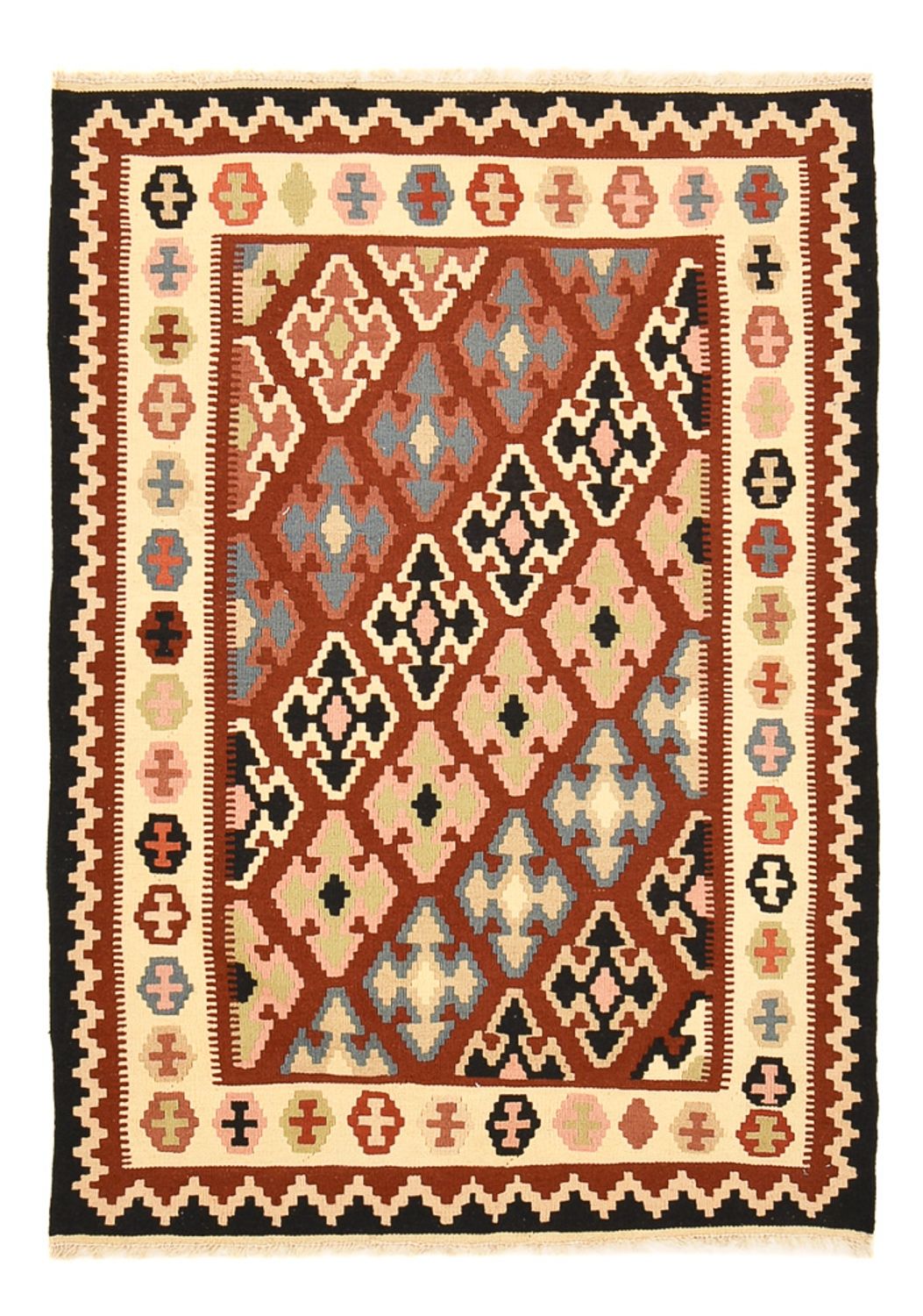 Tapis Kelim - Oriental - 150 x 106 cm - multicolore