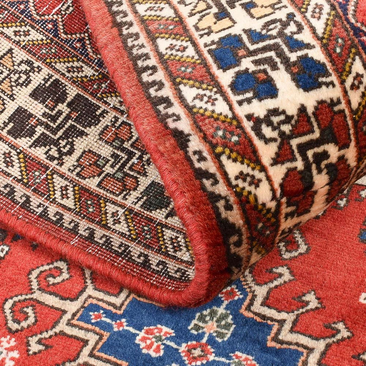 Tapis persan - Nomadic - 150 x 104 cm - rouge
