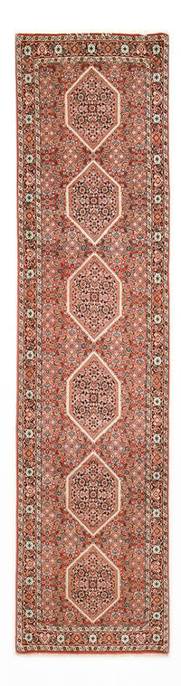 Tapis de couloir Tapis persan - Bidjar - 308 x 77 cm - rouille
