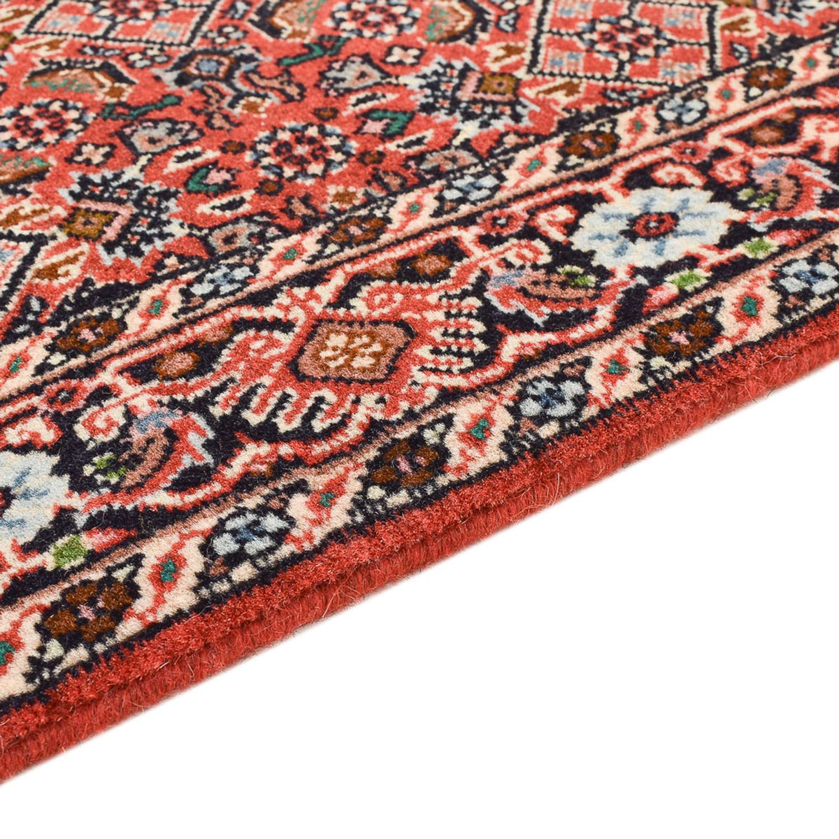 Tapis de couloir Tapis persan - Bidjar - 308 x 77 cm - rouille