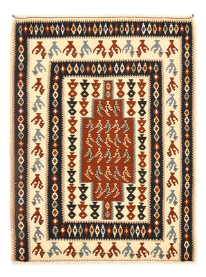Tapis Kelim - Oriental - 145 x 111 cm - multicolore