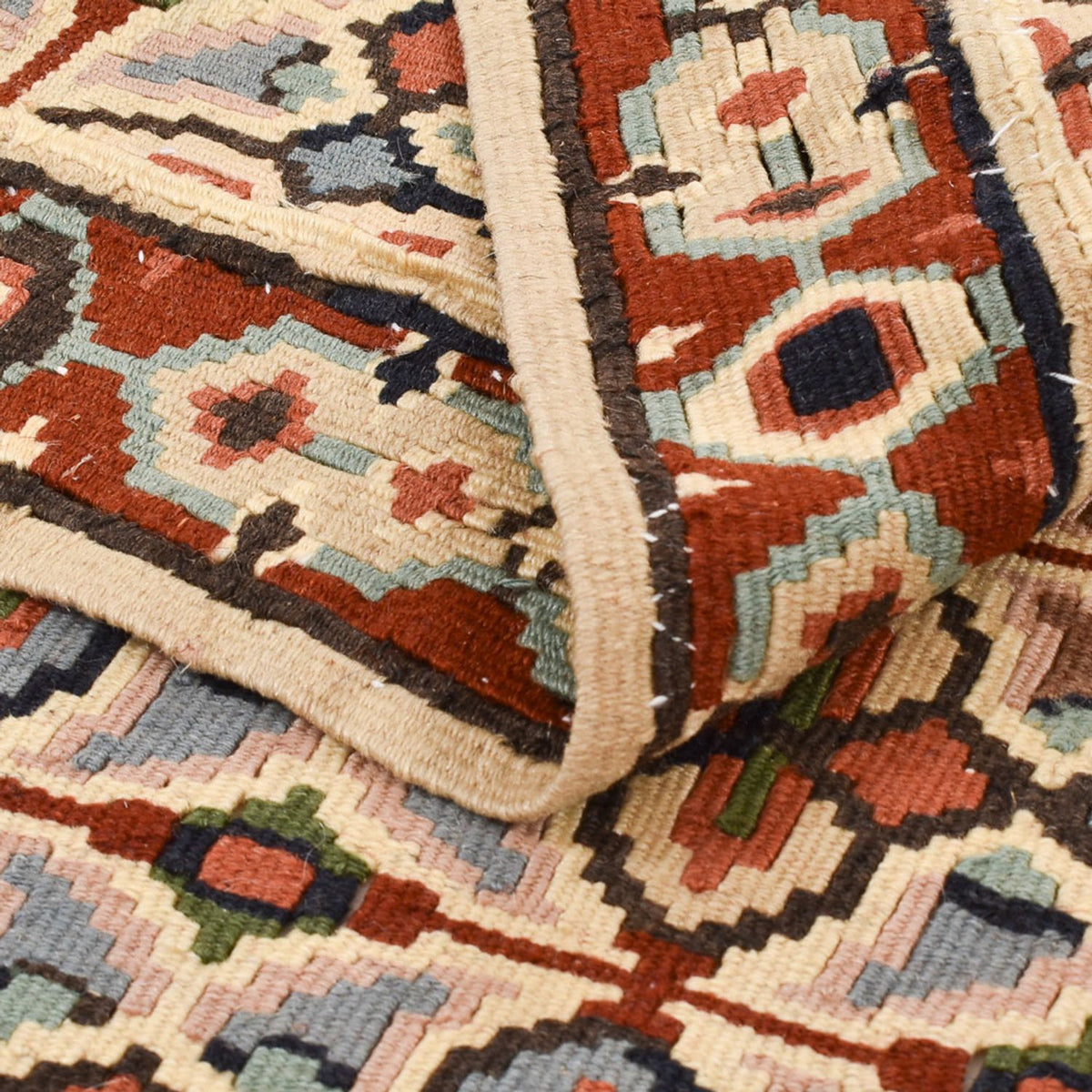 Tapis Kelim - Oriental - 135 x 100 cm - multicolore