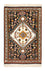 Tapis Gabbeh - Persan Kashkuli - 60 x 35 cm - multicolore