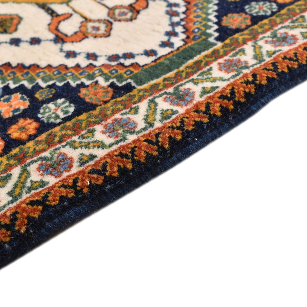 Tapis Gabbeh - Persan Kashkuli - 60 x 35 cm - multicolore