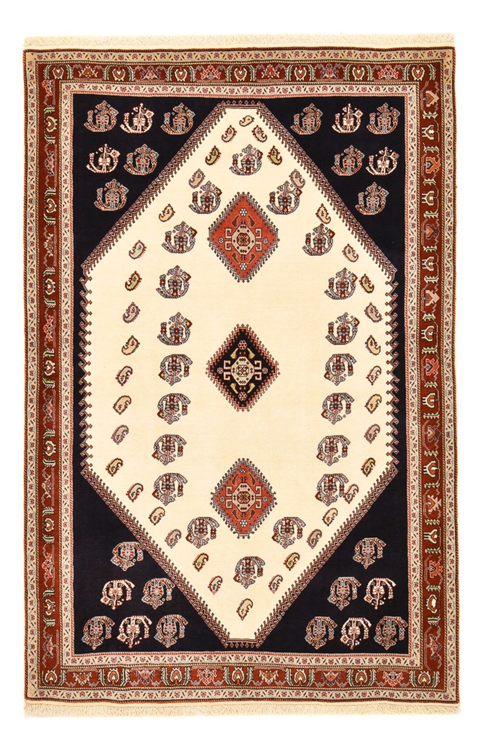 Tapis persan - Nomadic - 237 x 150 cm - multicolore