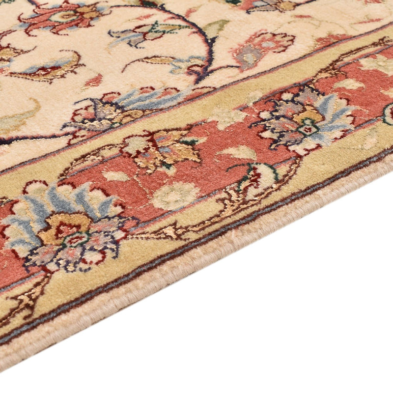 Tapis de couloir Tapis persan - Tabriz - Premium - 205 x 81 cm - beige