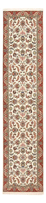 Tapis de couloir Tapis persan - Tabriz - Royal - 301 x 68 cm - beige