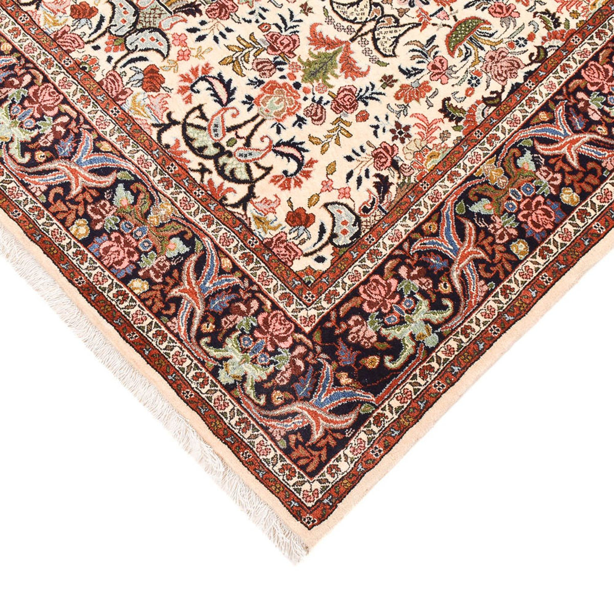 Tapis persan - Bidjar - 227 x 141 cm - beige foncé