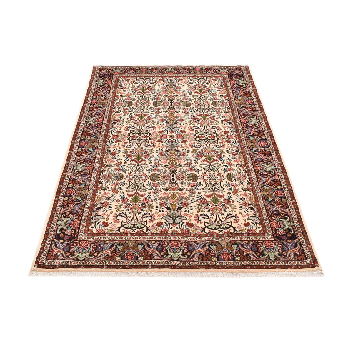 Tapis persan - Bidjar - 227 x 141 cm - beige foncé