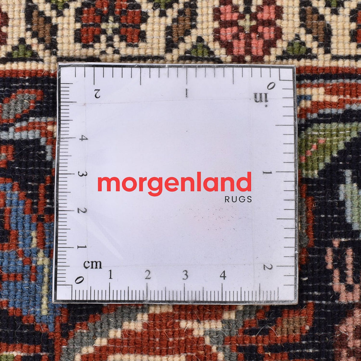 Tapis persan - Bidjar - 227 x 141 cm - beige foncé