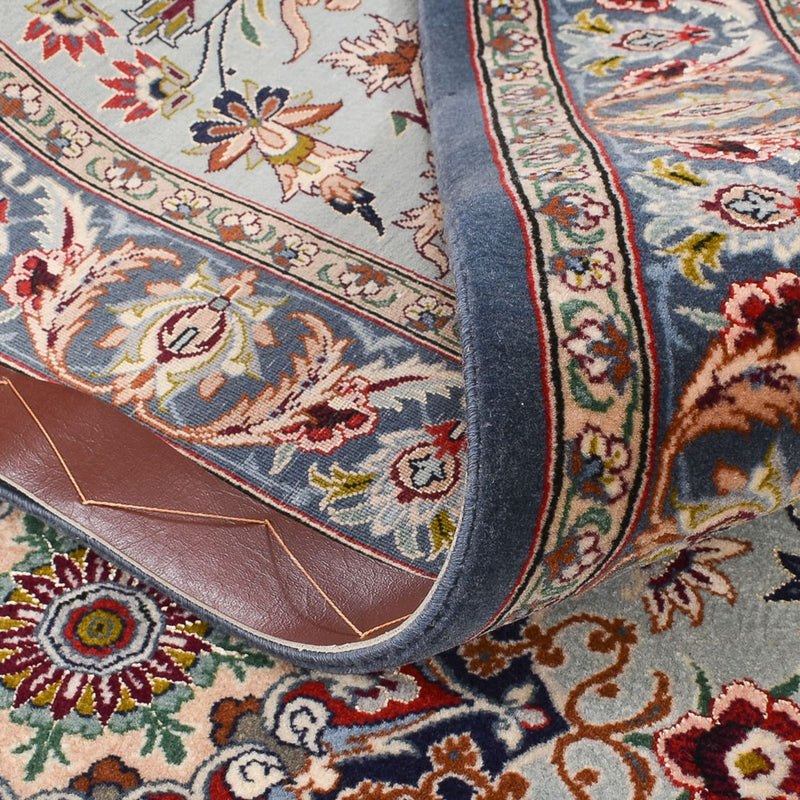 Tapis de couloir Tapis persan - Isfahan - Premium - 313 x 83 cm - rouille