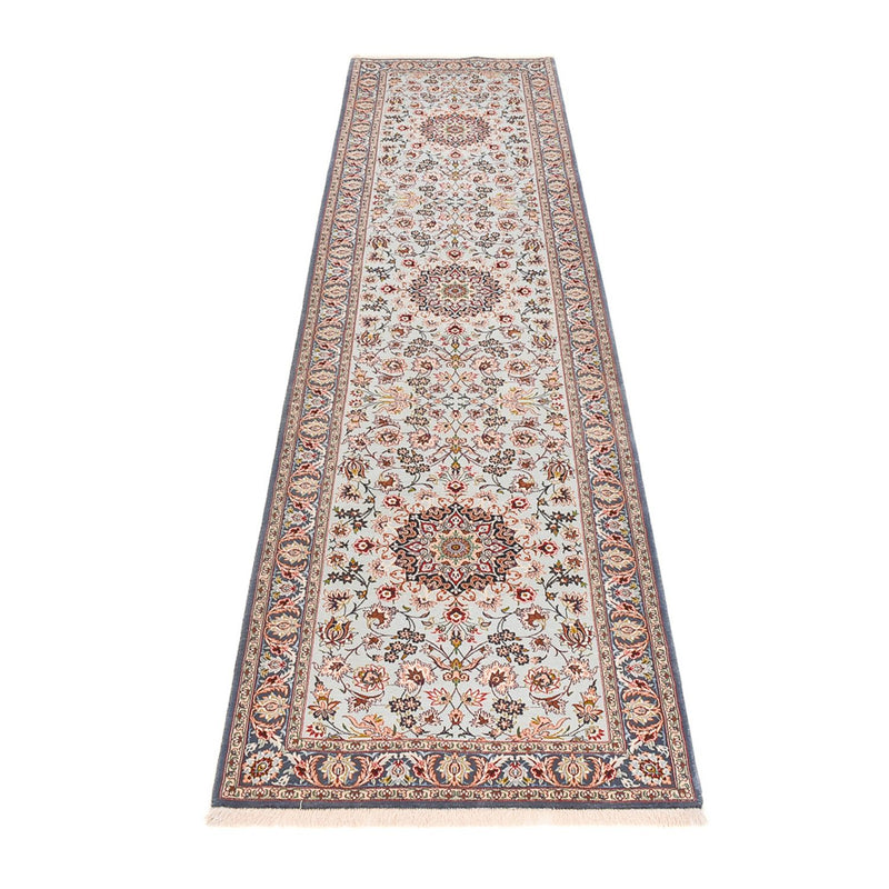 Tapis de couloir Tapis persan - Isfahan - Premium - 313 x 83 cm - rouille