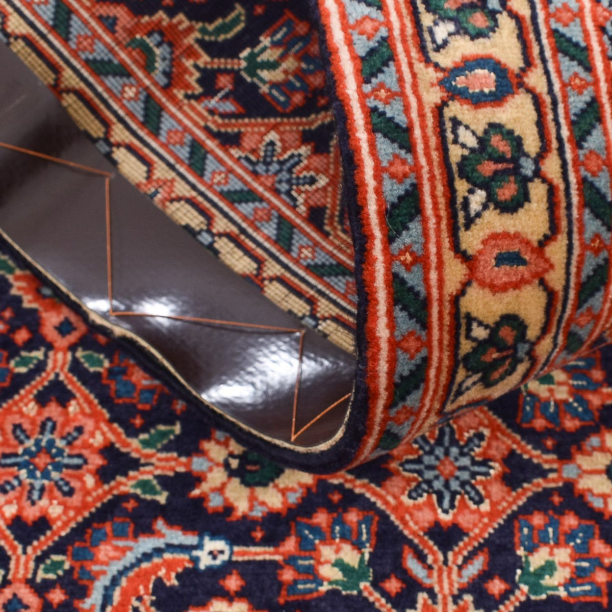 Tapis de couloir Tapis persan - Tabriz - Royal - 192 x 64 cm - rouille