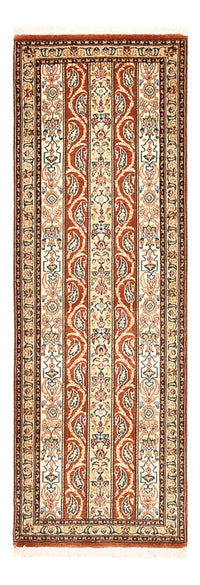 Tapis de couloir Tapis persan - Ghom - Royal - 150 x 51 cm - beige foncé