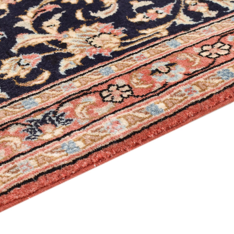 Tapis de couloir Tapis persan - Ghom - Royal - 150 x 52 cm - bleu foncé