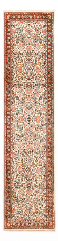 Tapis de couloir Tapis persan - Bidjar - 308 x 74 cm - beige