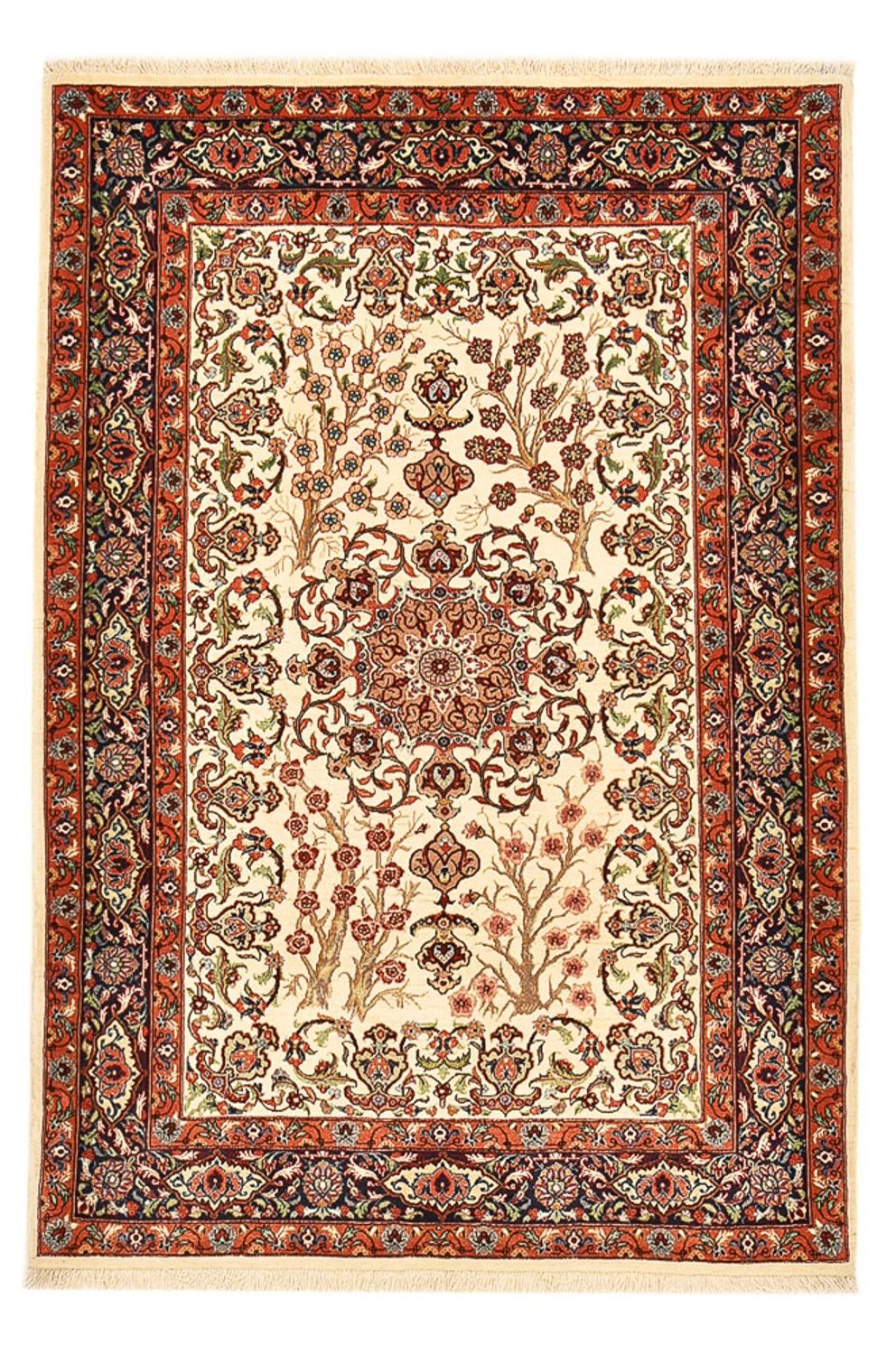Tapis persan - Ghom - Royal - 157 x 109 cm - beige clair