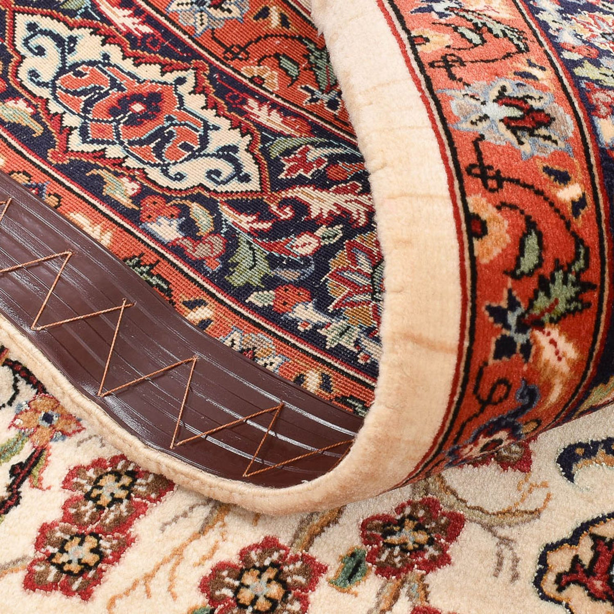 Tapis persan - Ghom - Royal - 157 x 109 cm - beige clair