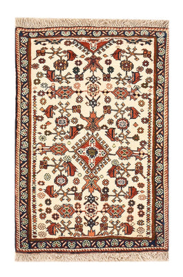Tapis Gabbeh - Persan Kashkuli - 60 x 40 cm - beige